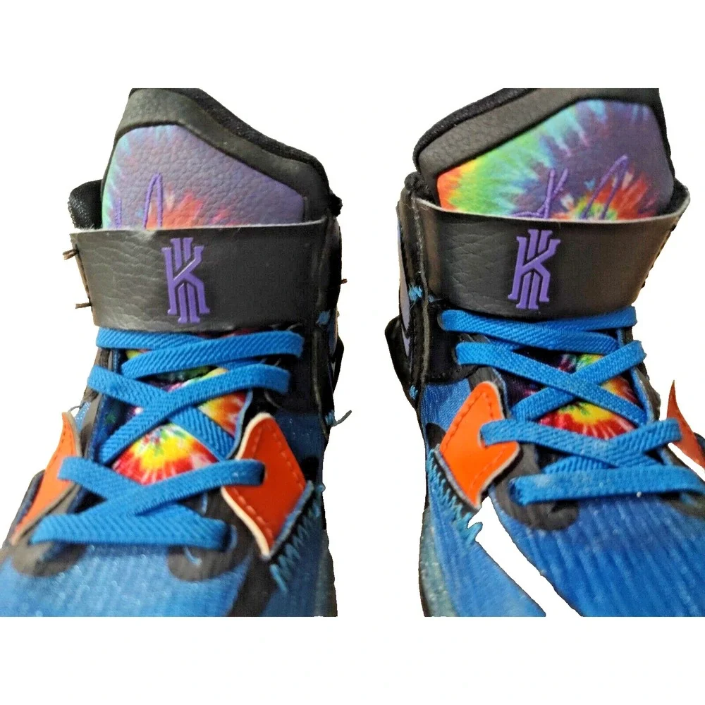 Nike Kyrie Infinity SE Blue Tie Dye Basketball Sneaker DM3895-410 Size 12C - Picture 6 of 8